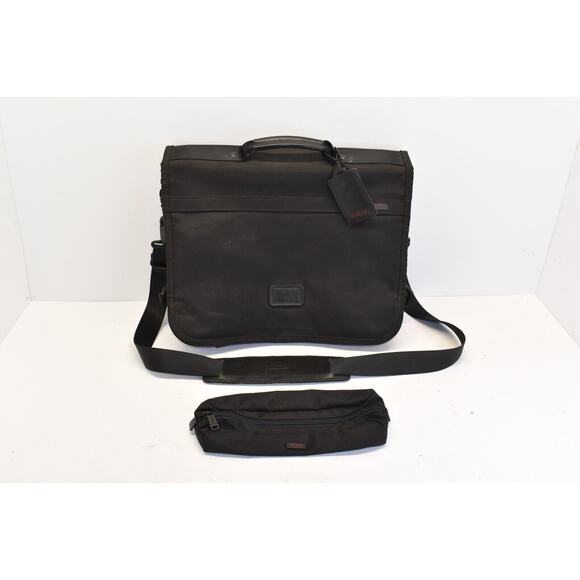 Tumi 26592DH Alpha T-Pass Laptop Slim Briefcase Crossbody Ballistic Nylon Bag